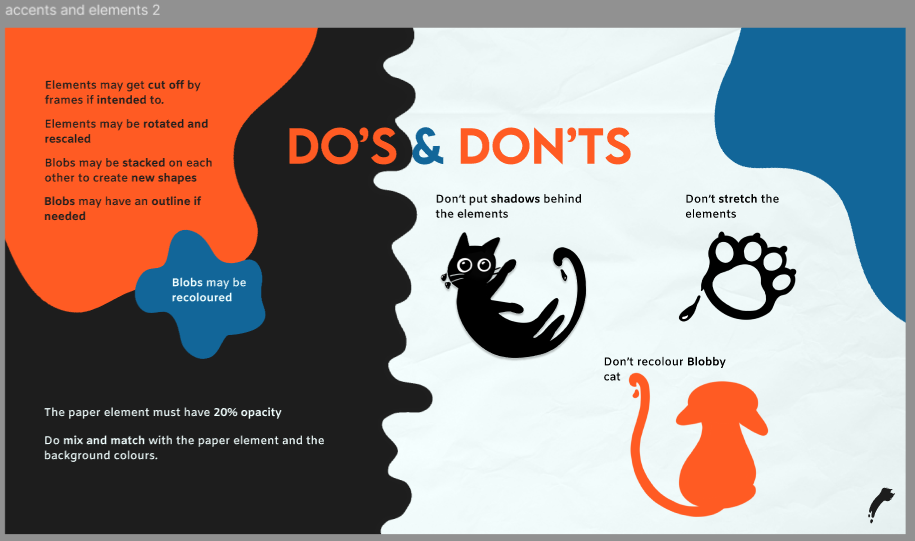 Do's & don'ts of accents & elements