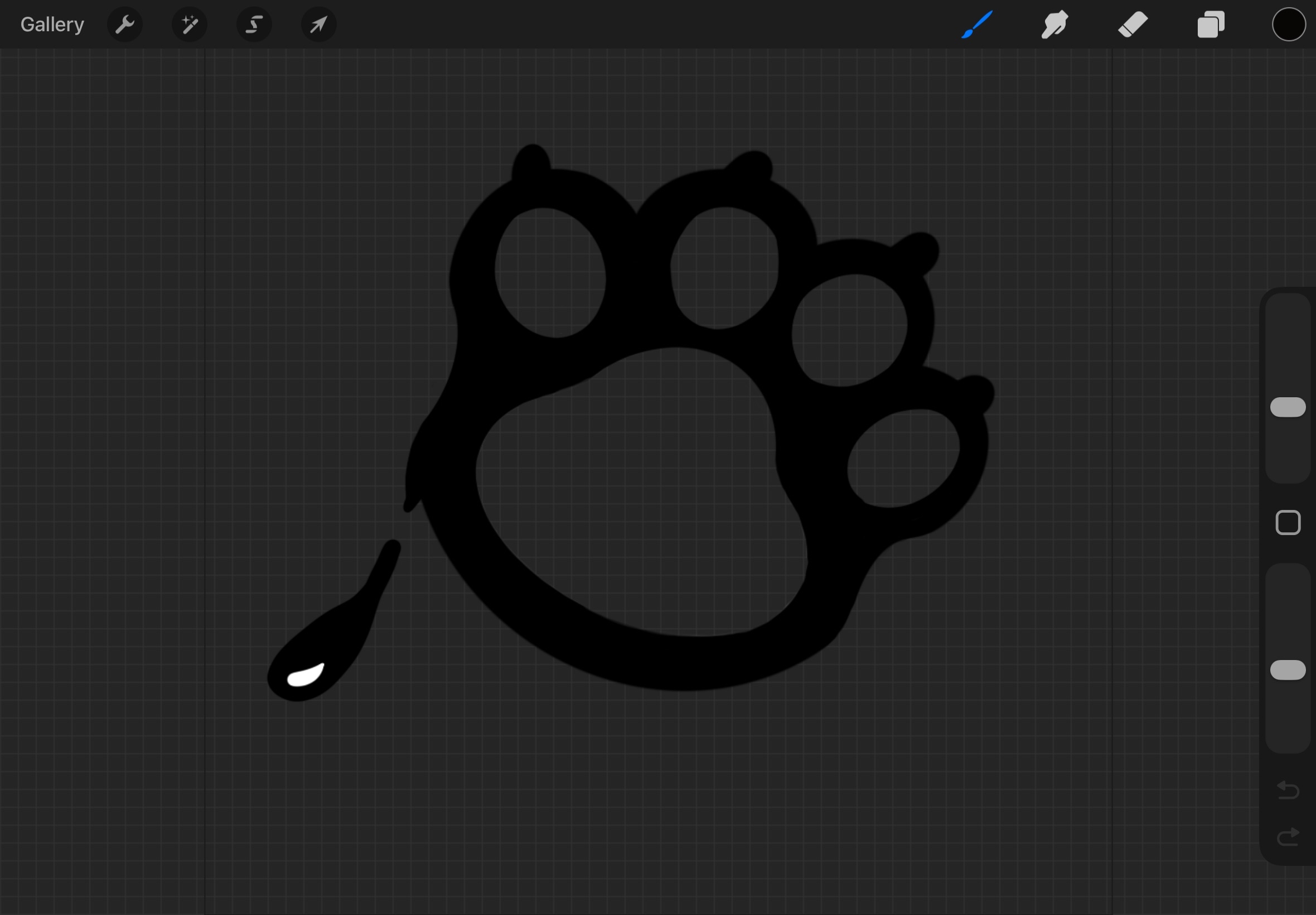Cat paw illustration 2