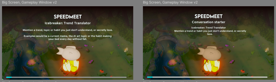 Prototype with the colored fish