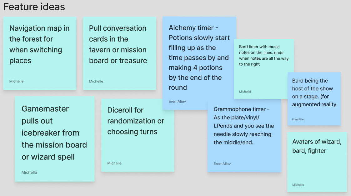 Features of the DND concept