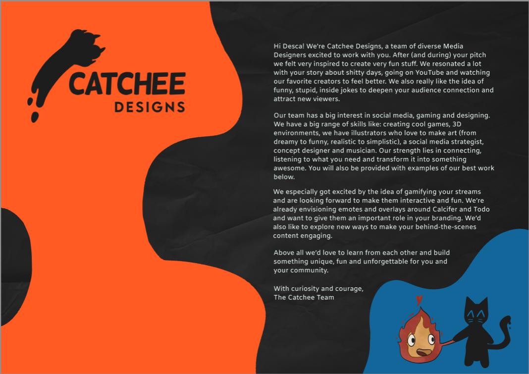 The reworked version of the motivation letter